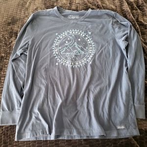 Womens XXL Life is Good tee